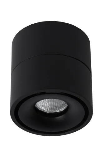 Светильник накладной LED Yumiko 35911/08/30 Lucide чёрный 1 лампа, основание чёрное в стиле модерн круглый фото 3